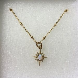 The Jewelry Standard Celestial Opal Star Necklace